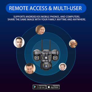 V380 Mô Hình Mới 3 Ống Kính 3 Màn Hình Hỗ Trợ <span class=keywords><strong>Wifi</strong></span> Hotspot 6MP Cơ Thể Con Người Theo Dõi Hình Ảnh Đẩy Báo Động Sử Dụng Nhà CCTV Máy Ảnh - Product Image 5