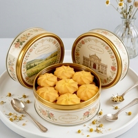 Biscuits au beurre croustillants et sucrés, recette danoise originale, HALAL, boîte cadeau en métal, pour les fêtes, vente en gros pour les supermarchés