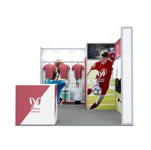 Hot bán 10x10ft Modular trang phục hiển thị Booth cài đặt nhanh chóng dễ dàng Giao thông vận tải xách tay với add-on phù hợp lưu trữ phòng - Product Image 3