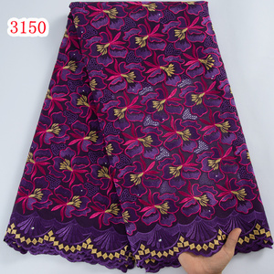 3150 nouveaux produits, idées, prix de gros, Voile suisse nigérian, dentelle de coton, tissu africain de haute qualité, 2023 - Product Image 6