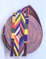 Sangle de sac en polyester épaissi de 55 mm, sangle colorée en chevron pour bagages, accessoires vestimentaires, décoration de vêtements
