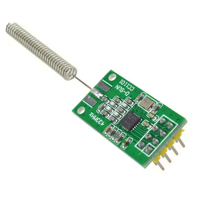 CC1101 10mW Wireless Module 433MHZ 300-500M Transmission SI4432 Industrial RF Serial Communication Transparent Transmission
