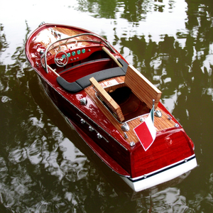 Riva Arisston, Modelo de Barco de Madera Pintado, Listo para RC, de Vietnam, para Decoración del Hogar o como Caja de Regalo - Product Image 1