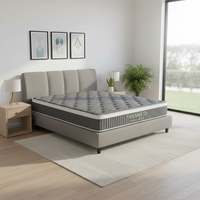 Accueil Matelas à ressorts ensachés de taille simple, aéré, avec isolation des mouvements, adapté aux voyages et ignifugé
