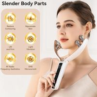 Masseur facial Eveekon, masseur de la mâchoire et du TMJ pour le drainage lymphatique, outil de sculpture du visage avec vibration et chauffage pour la relaxation