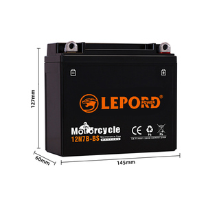 Batería de Motocicleta de 12V 7ah N7L N7B, Batería de Plomo-Ácido Libre de Mantenimiento para Motocicleta Eléctrica, Precios - Product Image 2