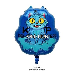 Globos de Aluminio con Diseño de Personajes de KPOP, Demon Slayer, Mira Powder, Zoey, Color Morado, para Cumpleaños de Adolescentes - Product Image 6