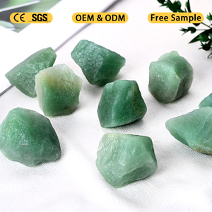 Nhà Máy Bán buôn giá đá tự nhiên pha lê thô đá màu xanh lá cây Aventurine thô đá nguyên pha lê - Product Image 4