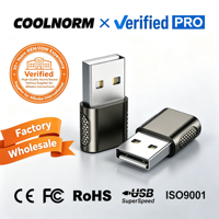 Adaptor OTG USB-C Female ke USB-A Male, Pengisian Cepat 18W, Transfer Data 480Mbps, Audio CarPlay, Adaptor Pengisian Daya Tahan Lama