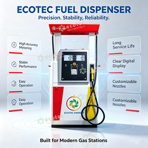 Distributeur <span class=keywords><strong>de</strong></span> carburant Ecotec à double pompe et 2 buses, 45 LPM, compatible avec le système Fuelplus pour station-service commerciale - Product Image 2