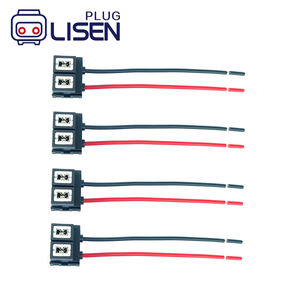 H4 9003 HB2 メス セラミックヘッドライトコネクターハーネス 高温電線 - Product Image 6