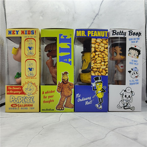 Nuevo Betty Poops, el Coronel Sanders, Big Boy, Sr. Figuras Decorativas de Cabeza Móvil de PVC Estilo Vintage Americano de los Peanuts para Decoración del Hogar y el Tablero del Automóvil - Product Image 5