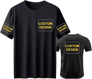 T-shirt en polyester à séchage rapide pour homme, vêtements de sport légers et respirants pour la course à pied, l'entraînement et la salle de sport - Product Image 1