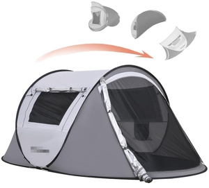 Tente de camping portable de conception nouvelle, facile à installer, résistante à l'eau, en forme de dôme, avec sac de transport - Product Image 4