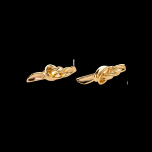 Boucles d'oreilles tendance en acier inoxydable 316L avec placage or PVD, durables et résistantes - Product Image 3