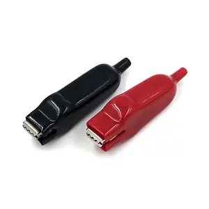 Wholesale Nickel-Plated Car Battery Clip With PVC Boot Insulated Crocodile Clips Electrical