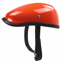 Casque de moto en fibre de verre trois-quarts, demi-casque, casque de conduite universel toutes saisons