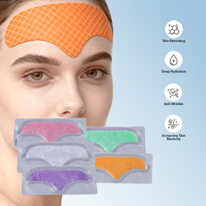 Patch pour le front au collagène hydratant multicolore anti-rides, masque visage régénérant et stimulant l'élasticité de la peau - Product Image 1