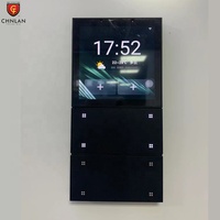 Panel de Control Central Táctil de 4 Pulgadas M8 Tuya para Empotrar en Pared, Hub Gateway Zigbee con 4 Interruptores de Relé y 4 Interruptores de Escena