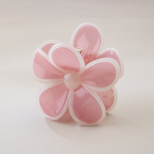 Pince à cheveux florale <span class=keywords><strong>Pastel</strong></span> pince à ressort coréenne femmes élégant oeuf fleur conception couleur bonbon épingle à cheveux pince arrière accessoire - Product Image 6