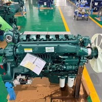 Moteur de camion malaxeur HOWO 371, ensemble moteur diesel HOWO 371 WD615.47, 371 CV, moteur complet pour camion malaxeur et camion lourd