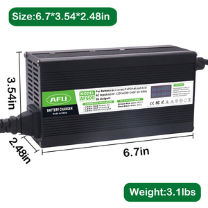 Chargeur de batterie Lifepo4 54,75V 10A avec écran OLED pour batterie Lifepo4 15S 48V, chargeur de batterie 48V, fourni par l'usine - Product Image 3