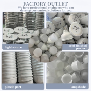 Оптовые недорогие светодиодные лампы 5W 10W 15W 20W 30W 40W 50W 60W, SKD E27 SMD, сверхъяркие, для дома/офиса - Product Image 5