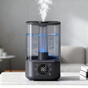 Máy tạo độ ẩm 3.8L 4L 6 lít mới, có logo tùy chỉnh, điều khiển từ xa, phun sương mát, siêu âm, thông minh, dành cho phòng ngủ, phòng khách lớn - Product Image 1