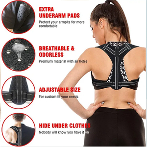 Portable e respirável ajustável Postura Corrector Orthosis Back Support Brace para melhor proteção do corpo - Product Image 5