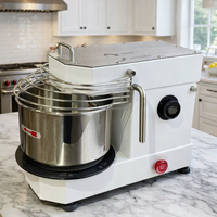 Borstelloze motor 750W kantelbare kop verwijderbare kom huishoudelijk gebruik brood pizza amasadora deegkneedmachine spiraal deegmixer 5L 2Kg