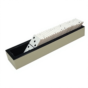Juego de Dominó Profesional Doble Seis Hecho a Mano, Color Marfil con Puntos Negros, Resina de Primera Calidad Ecológica, con Regalo Incluido - Product Image 5