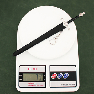 <span class=keywords><strong>Thrones</strong></span> metallo portachiavi ghiaccio e fuoco spada lunga GTR12 alla moda in lega <span class=keywords><strong>di</strong></span> zinco arma giocattolo per Targaryen accessori per il gioco - Product Image 3