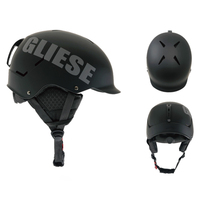 Casque de ski avec coque en ABS, 8 aérations, boucle ITW, casque de snowboard SPORT, casque de ski personnalisé, casque de vélo, protection de la tête