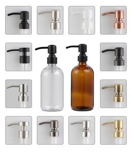 <strong>Brown</strong> Hand Sanitizer Bottle with Stainless Steel Pump Head <strong>Glass</strong> Bottle Foaming <strong>Soap</strong> <strong>Dispenser</strong> - Product Image 6