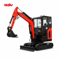 Nouvelles mini-pelles hydrauliques à prix super réduits pour travaux agricoles, de construction et d'assainissement, avec fonction de démolition, fabriquées en Chine pour les chantiers