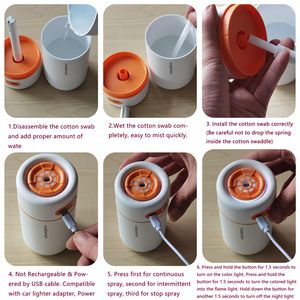 Purificateur d'air pour voiture Humidificateur d'aromathérapie Chambre Mini Usb Portable Huile essentielle Diffuseur d'aromathérapie Humidificateur - Product Image 4