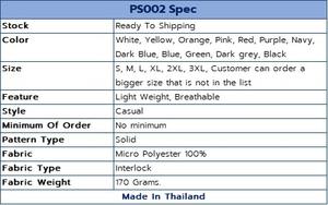 Polos de mujer con logotipo Micro poliéster 100% peso ligero transpirable PS002 Tailandia ropa Premium al por mayor Poligan S Lite - Product Image 3