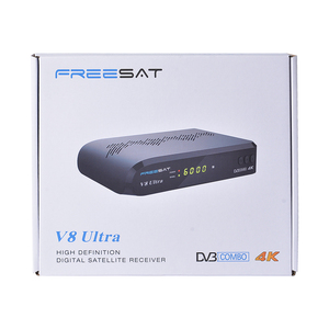 Récepteur satellite numérique FREESAT V8 ULTRA 4K <span class=keywords><strong>DVB</strong></span>-S/S2/S2X <span class=keywords><strong>DVB</strong></span>+<span class=keywords><strong>T</strong></span>/<span class=keywords><strong>T2</strong></span>/ISDB-<span class=keywords><strong>T</strong></span>/Câble(J.83A/C)/ATSC-C(J.83B) Combo Décodeur - Product Image 4