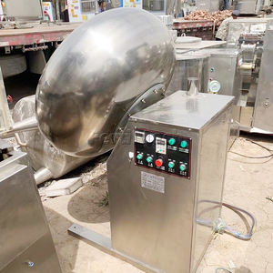 Machine d'enrobage industrielle de graines d'arachide de bonbon de noix de chocolat de sucre de blé de riz de granule de grain - Product Image 4