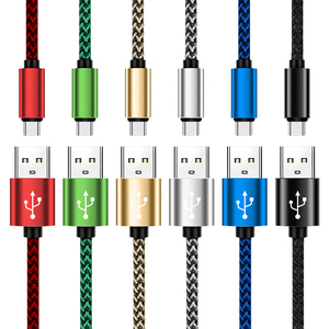 Phụ Kiện Điện Thoại Cáp Sạc Nhanh Usb A Sang Type C Bện Nylon Cáp USB Dữ Liệu USB2.0 Sang Usb C 5V 3A - Product Image 4