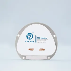 유세라 캐드 캠 재료 UT 다층 지르코니아 블록 치과용 지르코니아 AG 시스템
