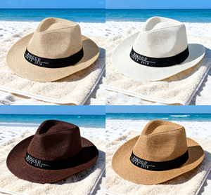 Sommer Panama <span class=keywords><strong>Hut</strong></span> aus Papierstroh, Strand-Sonnenhut mit <span class=keywords><strong>UV</strong></span>-Schutz, Individuelles Logo, Atmungsaktiver Fedora-Strohhut für Reisen und Urlaub - Product Image 2