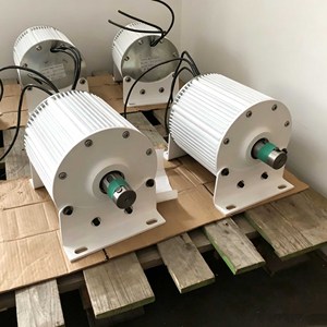 <span class=keywords><strong>Alternador</strong></span>/Generador <span class=keywords><strong>de</strong></span> Turbina Eólica <span class=keywords><strong>de</strong></span> Baja Velocidad, 5000W, Imán Permanente, 300 RPM, Trifásico, Sin Engranajes, para Montaje - Product Image 2