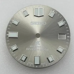 Nuevo Reloj de Buceo Seiko de 28.5mm con Esfera Luminosa Metálica sin Números para Movimiento NH36, Accesorios para Herramientas de Reparación - Product Image 2