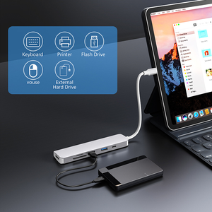 Type-C Docking Station 5 in 1 Multifunctional Docking Station USB 3.0 Hub Extender <strong>Computer</strong> Splitter - Product Image 6