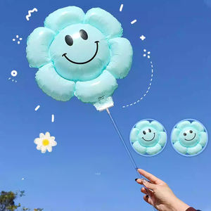 Nouveauté 2026, Meilleure vente : Ballon <span class=keywords><strong>en</strong></span> aluminium simple <span class=keywords><strong>en</strong></span> forme de marguerite, <span class=keywords><strong>tour</strong></span> de tournesols, pétales colorés à visage souriant, 16 pouces, pour fête d'anniversaire d'enfants - Product Image 6