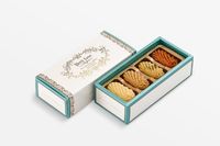 Boîte de papier d'art de qualité alimentaire personnalisée en forme de tiroir pour l'emballage de bonbons/chocolat/biscuits