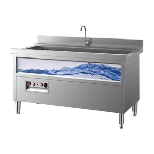 ITOP 1.2KW Vegetabilsk Vaskemaskin 100 kg/H frutta verdura fresca pulizia essiccazione macchine per la lavorazione