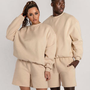 Set di felpe <span class=keywords><strong>in</strong></span> due pezzi e pantaloncini Oversize per donna, Design del logo della personalità della moda - Product Image 1