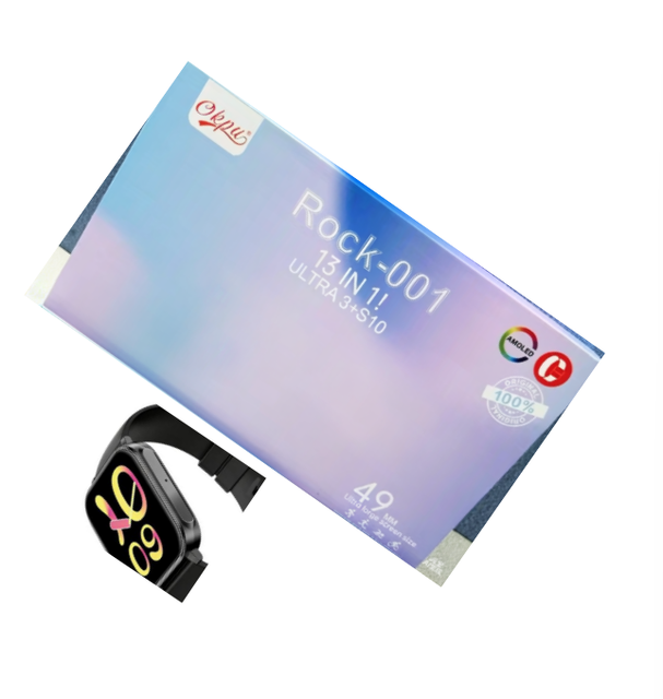 Rock001 Series 10 Ultra3 Smartwatch Connectee Montre Intelligentes Connected Smart Watch 13 in 1 With 2 Headphones
